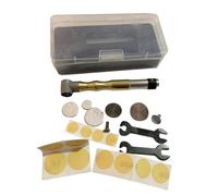 Fenteer 1 Pieza Grinder Elbow Adaptador para Taladro Pieza de Mano a Compacto Accesorio Multifuncional Metal Ligero Compatible con Ejes Flexibles Y, Papel de lija dorado