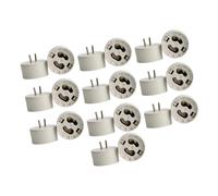 Fenteer 10 adaptadores de casquillo MR16 a GU10, repuestos, fácil instalación, portalámparas de conversión, accesorios de iluminación para el