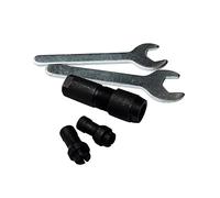 Fenteer Adaptador de Mandril para Amoladora, Adaptador Modificado para Amoladora, Adaptador de Juego de Herramientas Eléctricas Herramienta Pa, 6 mm y 3 mm