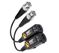 Fentency Caja de transmisión de video ABS que convierte señales analógicas a través de cable de par trenzado para tiendas minoristas y vigilancias, actualizaciones de transmisores de video AHDs/CVI