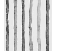 FENTIS Negro Efecto Rayas Anchas Papel Pintado Autoadhesivo Blanco Pelar y Pegar Papel de Contacto Vinilo Pegatina Pared Rollos para Cocina Mostrador Dormitorio Encimera Impermeable 44.5x1000cm