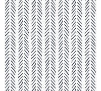 FENTIS Papel Pintado Autoadhesivo de Vinilo a Rayas Azules Peel and Stick Contact Paper para Cocina Dormitorio Salón Baño Extraíble Adhesivo para Muebles Rollo para Decoración de Puertas 44,5x500cm