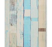 FENTIS Papel Pintado de Madera Autoadhesivo de Rayas Verde Pálido Pelar y Pegar Papel Tapiz Papel de Contacto con Rayas de Madera Papel Pintado Removible Para Cocina Puerta Gabinete 44,5x500cm
