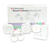 Ferguson - Smart Home Security Kit - Alarmas para casa 5 Elementos - Kit Alarma casa inalámbrica - WiFi/ZigBee - Domótica para el hogar con App: Sensor de Apertura/Temperatura/Humedad et al.