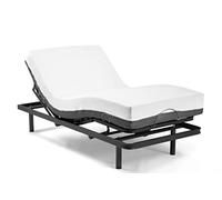 Ferlex - Pack Cama articulada eléctrica Erwin con colchón ortopédico viscoelástico Elion | Mando inalámbrico (105x200)