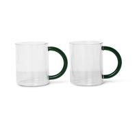 Ferm Living 2 Tazas Still transparente