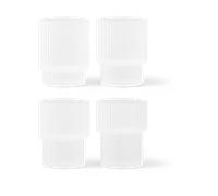 Ferm Living 4 Vasos Ripple Frosted