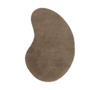 Ferm Living Alfombra de lana Forma 103x155 cm Marrón ceniza