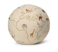 Ferm Living Asiento puff The world Offwhite
