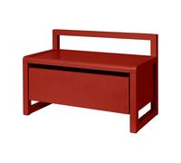 Ferm Living Banco de almacenamiento Little architect Poppy Red. 60×30×41.2 cm