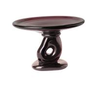 Ferm Living Bandeja Damo glass centerpiece Ø21 cm Dark Grape