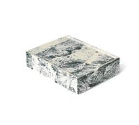 Ferm Living Caja de almacenamiento Mist 15x20 cm Emerald-off white