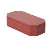 Ferm Living Caja de almacenamiento Nova 10x20 cm Picante Red