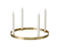 Ferm Living Candelabro Circle latón grande