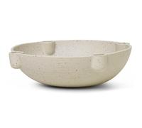 ferm LIVING Candelero BOWL 27 cm, arena, gres, firme LIVING