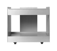 Ferm Living Carrito para servir Lager Low. Aluminium