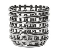 Ferm Living Cesta trenzada Ceramic Ø16 cm Plata