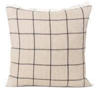 ferm LIVING Cojín CALM 50 x 50 cm, beige, algodón / lino, firme LIVING