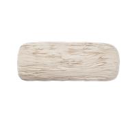 Ferm Living Cojín cilíndrico Falda smocked bolster Undyed