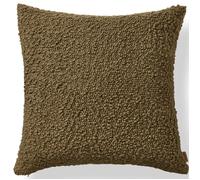 ferm LIVING Cojín MOOR 50 x 50 cm, oliva, lana, firme LIVING