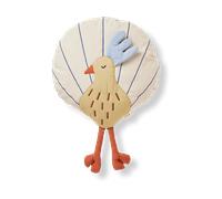 Ferm Living Cojín Peacock Silver Fern-undyed
