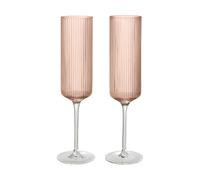Ferm Living Copas de champán Ripple Champagne flutes 15 cl. 2-pack Blush