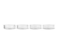 ferm LIVING Cuenco RIPPLE 12 cm, juego de 4 piezas, claro, firme LIVING