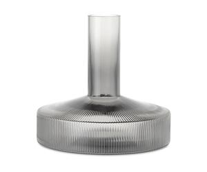 Ferm Living Decantador de vino Ripple Gris ahumado