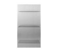 Ferm Living Estante de pared Lager triple small Aluminium