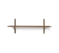 Ferm Living Estante Sector L/S Smoked Oak. brass