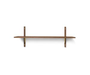 Ferm Living Estante Sector L/S Smoked Oak. brass