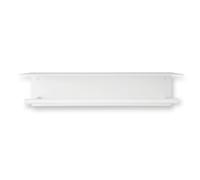 ferm LIVING Estante toallero DORA 50 cm, blanco, acero inoxidable, firme LIVING