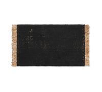 Ferm Living Felpudo Block 50x80 cm Black-natural