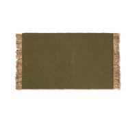 Ferm Living Felpudo Block 50x80 cm Olive-natural