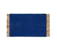 Ferm Living Felpudo Block 80x50 cm Azul