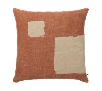 Ferm Living Funda de cojín Oleo 50x50 cm Terracotta-Natural