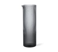 Ferm Living Jarra de agua Ripple 1.12 L Smoked grey