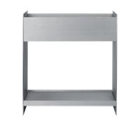 Ferm Living Lager plant box 65x60 cm Aluminio