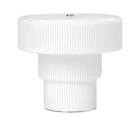 Ferm Living Lámpara de mesa portátil Ripple White. 16.5 cm