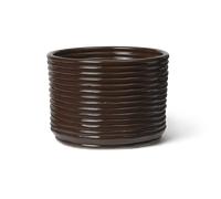 Ferm Living Maceta Corduroy Ø20x15 cm Carob Brown