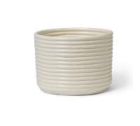 Ferm Living Maceta Corduroy Ø20x15 cm Off white