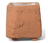 ferm LIVING Macetero KURINU 16 cm, marrón, terracota, firme LIVING