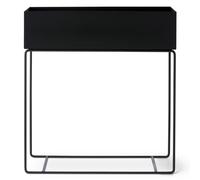 ferm LIVING Macetero PLANT BOX 60 cm, negro, hierro, firme LIVING
