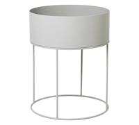 Ferm Living Macetero Plant Box Ferm Living redondo gris claro
