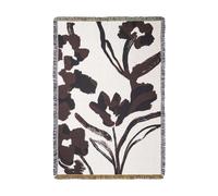 Ferm Living Manta Cilla tapestry 120x170 cm Off-white-Dark grape