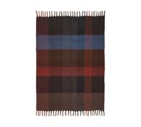 Ferm Living Manta de mohair Blur Dark chocolate-oxide red. 130x170 cm