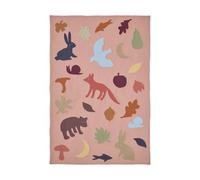 Ferm Living Manta Lunden Rose-multi. 80x110 cm
