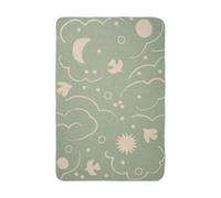 Ferm Living Manta Skye Tea green-parchment. 80x120 cm