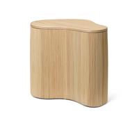 Ferm Living Mesa auxiliar con almacenaje Isola Natural