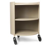 ferm LIVING Mesa auxiliar EVE 40 x 53 cm, cachemira, acero, firme LIVING